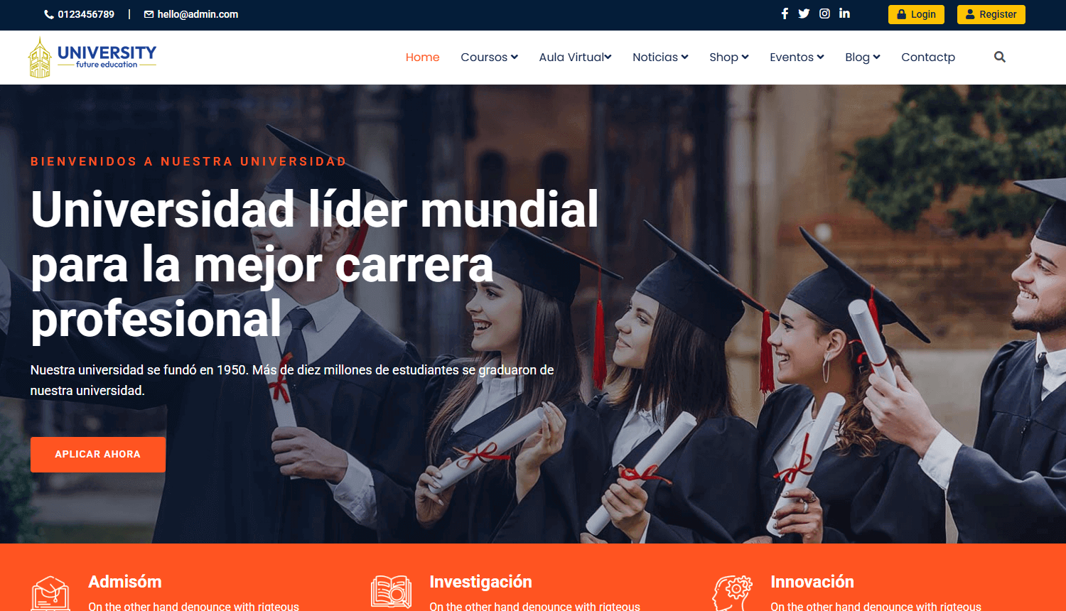 Diseño y Desarrollo Web Profesional